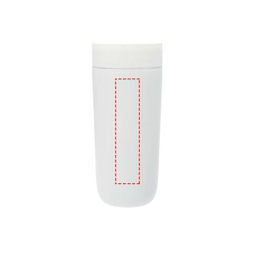Gobelet Camden 350 ml en acier inoxydable certifié RCS: Front · Laser engraving