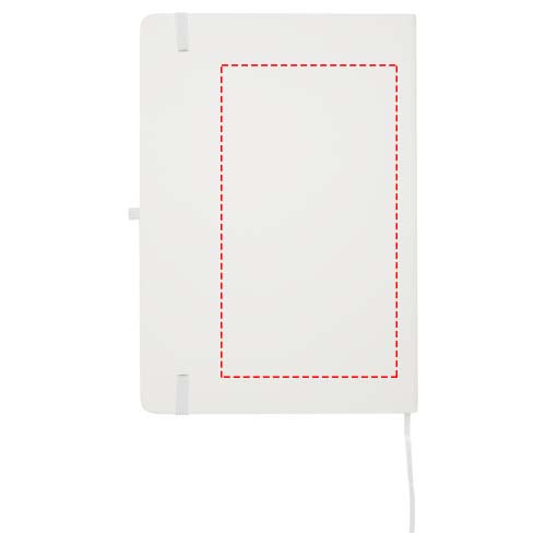 Carnet rigide Spectrum Plus A5: Face arrière · Sérigraphie
