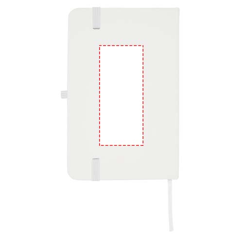 Carnet rigide Spectrum Plus A6: Face arrière · Autocollant imprimé en numérique