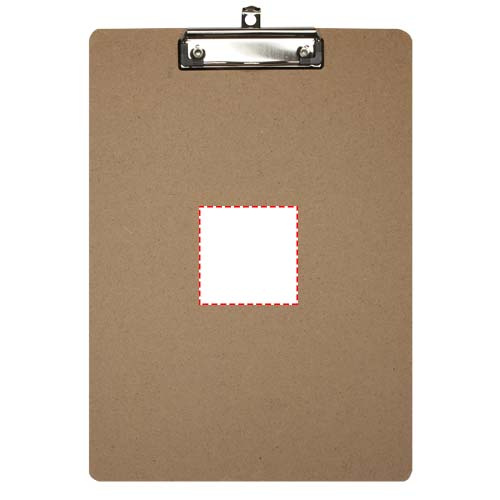 Porte-bloc Platu en MDF: Face avant · Autocollant imprimé en numérique