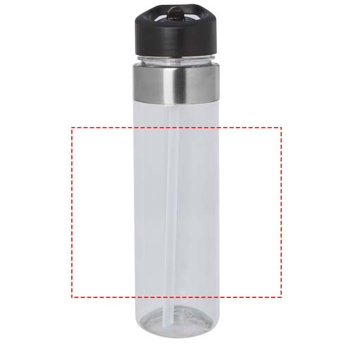 Gourde Tritan Dylan de 650 ml avec bec rabattable: Tout autour · Sérigraphie circulaire