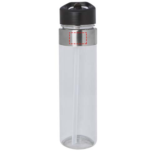 Gourde Tritan Dylan de 650 ml avec bec rabattable: Anneau · Gravure laser