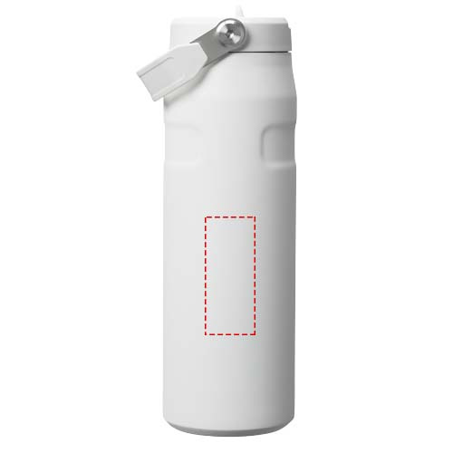 Gourde Stanley IceFlow™ 2.0 de 700 ml avec paille rabattable: Face arrière · Tampographie