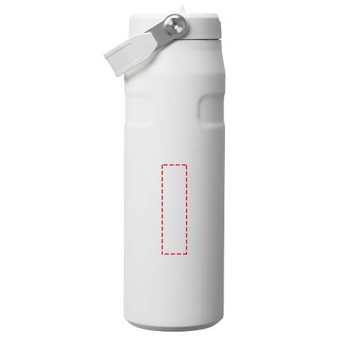 Gourde Stanley IceFlow™ 2.0 de 700 ml avec paille rabattable: Face arrière · Gravure laser