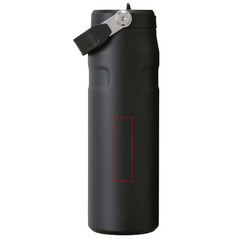 Gourde Stanley IceFlow™ 2.0 de 700 ml avec paille rabattable: Face arrière · Gravure laser