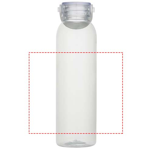 Gourde Alti 630 ml en plastique recyclé RCS: Tout autour · Sérigraphie circulaire