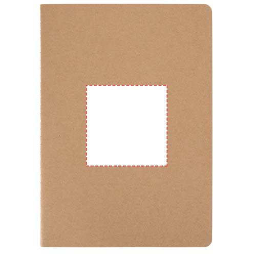 Cahier-agenda Slyk A5: Face avant · Doming en quadrichromie