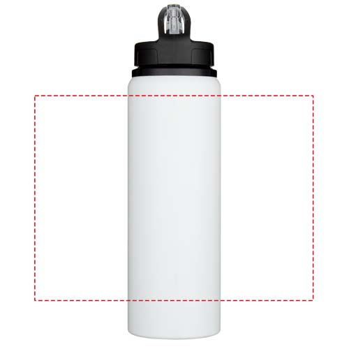 Gourde Fitz 800 ml à simple paroi en acier inoxydable recyclé RCS: Tout autour · Gravure laser à 360°