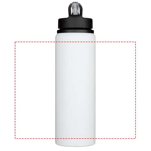 Gourde Fitz 800 ml à simple paroi en acier inoxydable recyclé RCS: Tout autour · Impression numérique à 360°