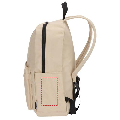 Sac à dos urbain Byron pour ordinateur portable de 14 pouces, en matières recyclées GRS, 16 L: Gauche · Transfert