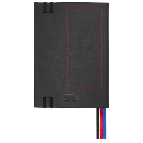 Carnet Alder A5 à couverture rigide: Face arrière · Sérigraphie