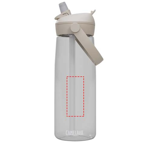 Gourde Camelbak® Thrive Flip en Tritan Renew 750 ml avec paille rabattable: Front · Padprint