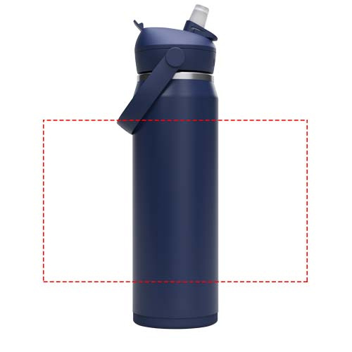 Bouteille isotherme sous vide Camelbak® Thrive Flip VSS 740 ml en acier inoxydable avec paille rabattable: Tout autour · Impression numérique à 360°