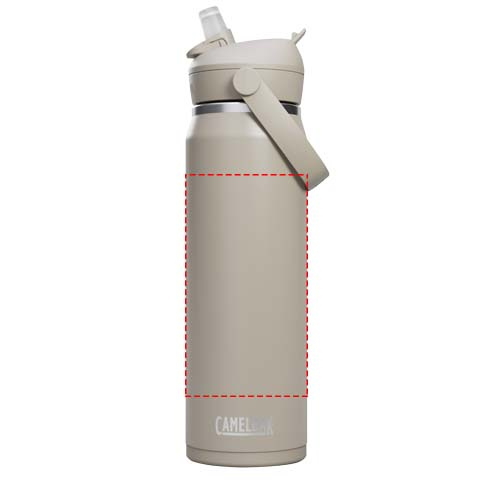 Bouteille isotherme sous vide Camelbak® Thrive Flip VSS 740 ml en acier inoxydable avec paille rabattable: Tout autour · Gravure laser à 360°