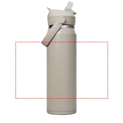 Bouteille isotherme sous vide Camelbak® Thrive Flip VSS 740 ml en acier inoxydable avec paille rabattable: Tout autour · Impression numérique à 360°