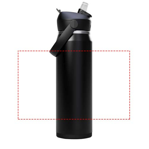 Bouteille isotherme sous vide Camelbak® Thrive Flip VSS 740 ml en acier inoxydable avec paille rabattable: Tout autour · Impression numérique à 360°