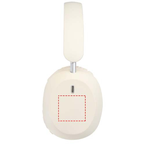 Casque circum-aural pliable Hoggar avec ANC et ENC, en plastique recyclé: Coque de l’oreillette droite · Tampographie