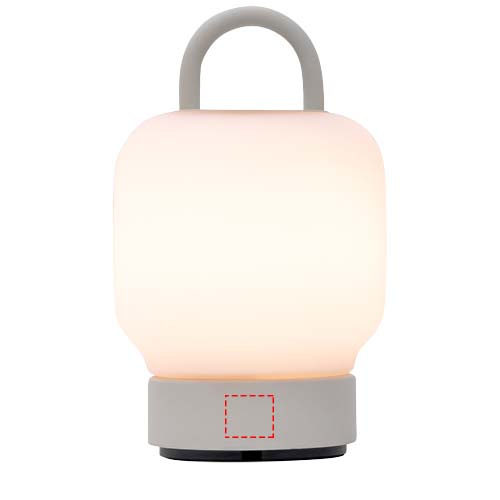 Lampe portable Kooduu Loome: Face arrière · Tampographie