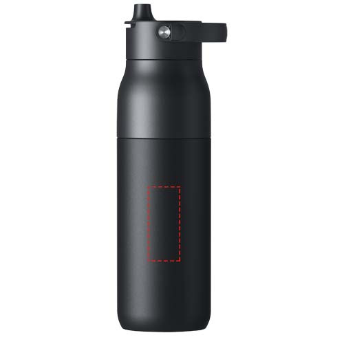 Bouteille LARQ PureVis™ 2.0 1000 ml: Face arrière · Tampographie
