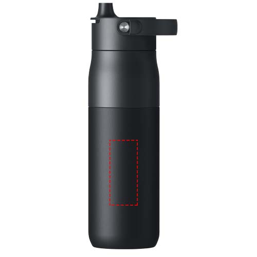Bouteille LARQ Swig Top 680 ml: Face arrière · Tampographie