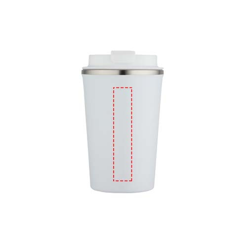 Gobelet Newport 350 ml en acier inoxydable à double paroi isolée sous vide: Front · Laser engraving