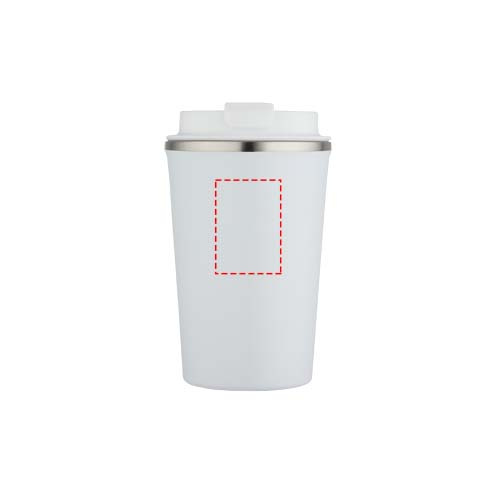 Gobelet Newport 350 ml en acier inoxydable à double paroi isolée sous vide: Front · 360 Laser engraving