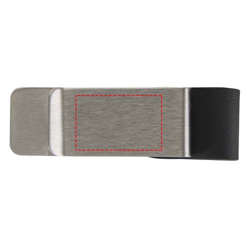 Porte-stylo à clip Riva: Face avant · Gravure laser