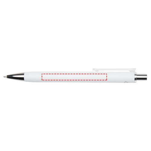 Stylo à bille Feld en matières recyclées RCS à finition métallique, encre noire: Corps du produit · Tampographie