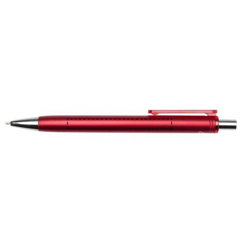 Stylo à bille Feld en matières recyclées RCS à finition métallique, encre noire: Corps du produit · Tampographie