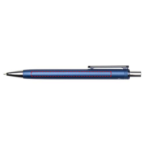 Stylo à bille Feld en matières recyclées RCS à finition métallique, encre noire: Corps du produit · Impression numérique