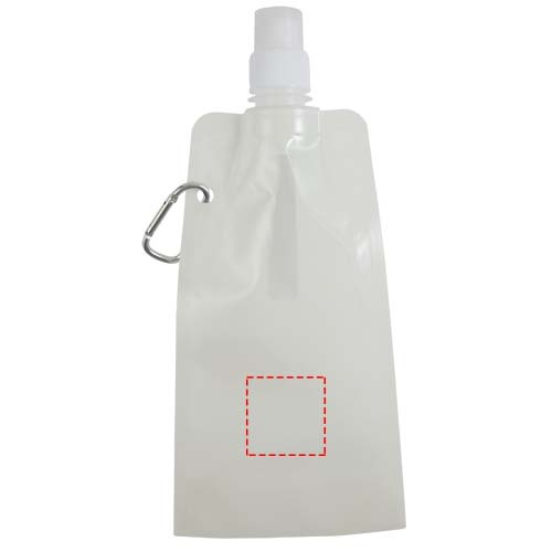 Gourde pliable Sipzy 480 ml: Face avant · Tampographie