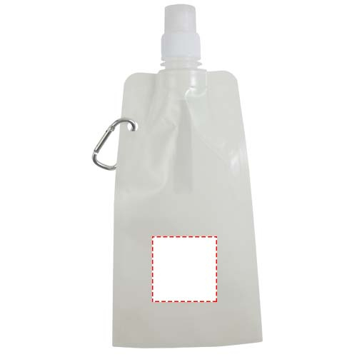 Gourde pliable Sipzy 480 ml: Face avant · Autocollant imprimé en numérique