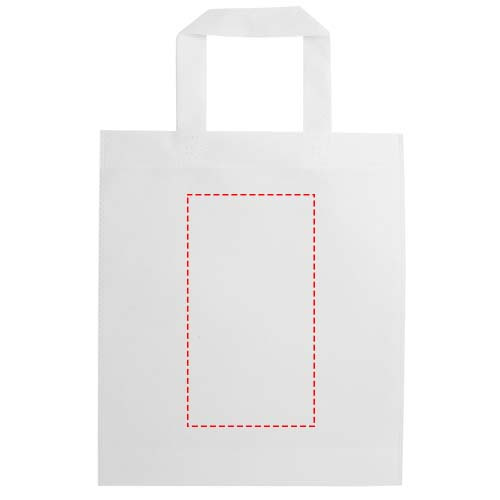 Mini-sac cabas EcoSeal en matières recyclées GRS 3L: Face arrière · Sérigraphie