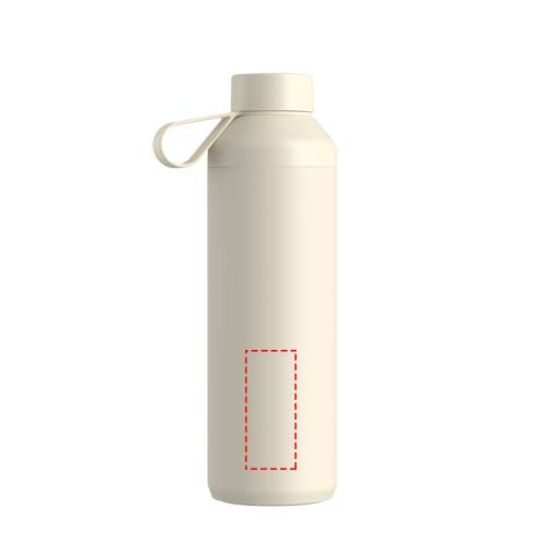 Gourde Ocean Bottle Peak 710 ml: Face arrière · Tampographie