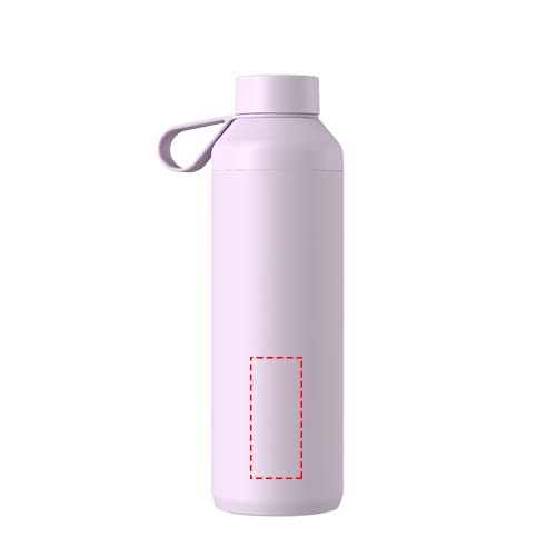 Gourde Ocean Bottle Peak 710 ml: Face arrière · Tampographie