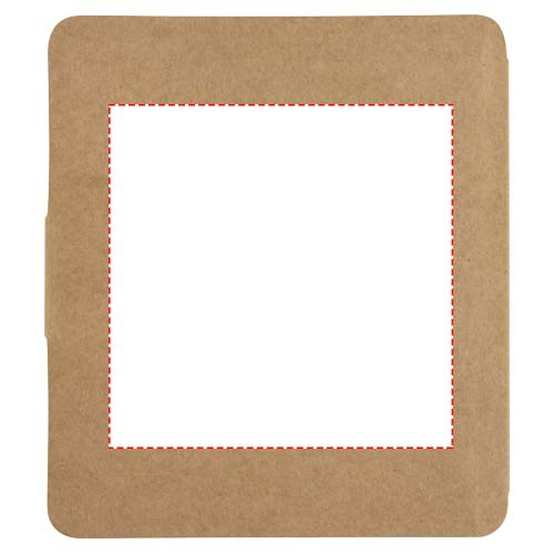 Ensemble carnet de dessin et crayons Chroma: Face arrière · Autocollant imprimé en numérique
