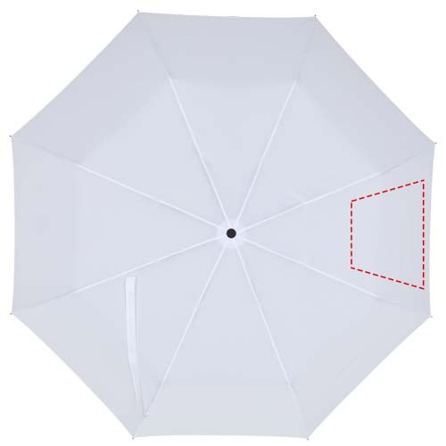 Parapluie pliable manuel Aaron 23 pouces: Panneau 3 · Sérigraphie