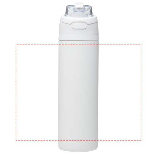 Gourde Theron 800 ml à simple paroi en acier inoxydable recyclé RCS: Wrap · 360 Digital Print