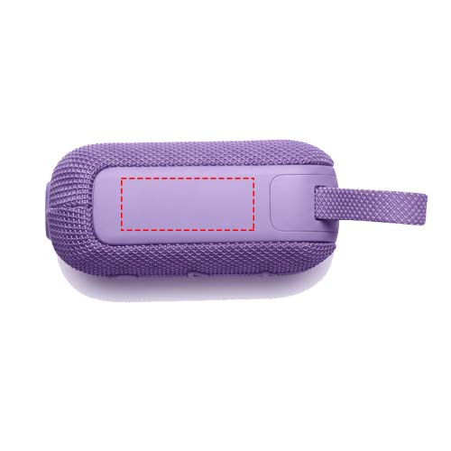 Boompods Beachboom Mini, mini-enceinte étanche de 5W: Dessus · Tampographie