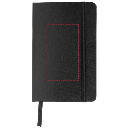 Classic — kieszonkowy notes A6 w twardej oprawie: Front · Embossing/Debossing