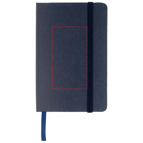 Classic — kieszonkowy notes A6 w twardej oprawie: Front · Embossing/Debossing