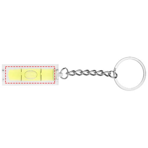 Leveler – porte-clés niveau à bulle: Front · Digital print