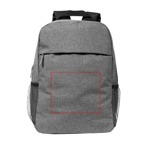Plecak Hoss na laptop 15″, 18 l: Przód · Sitodruk
