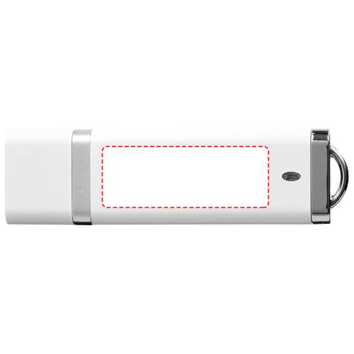 Clé USB 4 Go Flat: Front · Full color doming