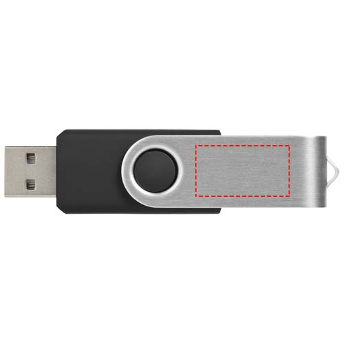 Rotate-basic — pamięć USB 32 GB: Przód · Grawerowanie laserowe