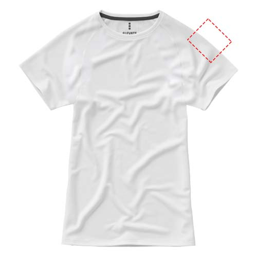 Niagara naisten lyhythihainen coolfit t-paita: Left bicep · Transfer