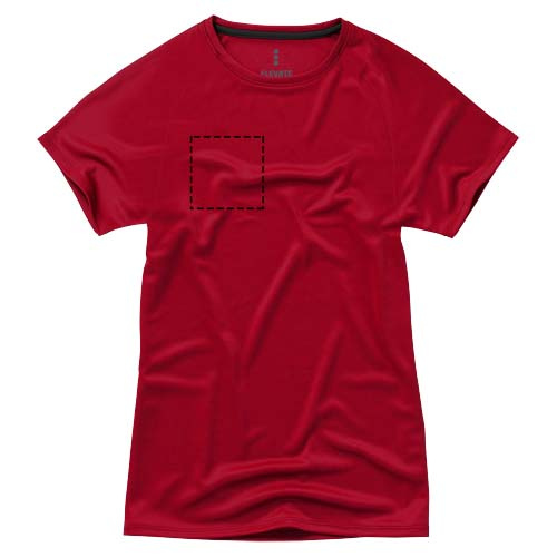 Niagara naisten lyhythihainen coolfit t-paita: Right chest · Transfer