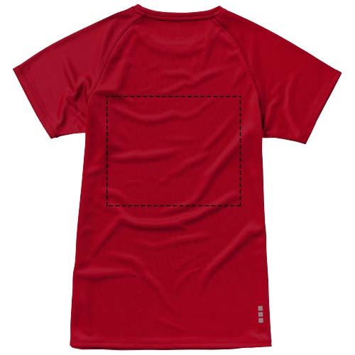 Niagara naisten lyhythihainen coolfit t-paita: Impact upper back · DTF Transfer