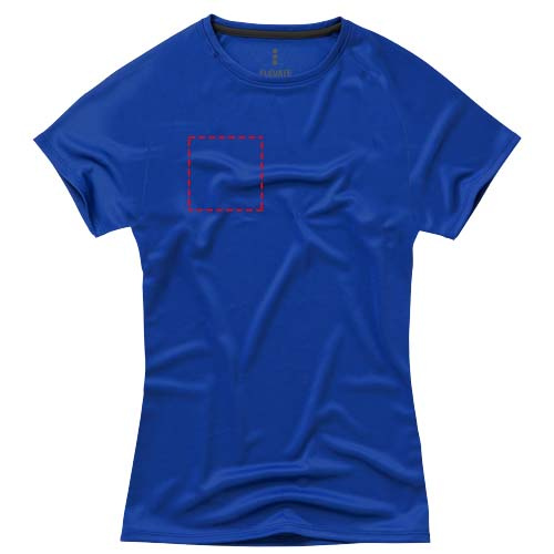 Niagara naisten lyhythihainen coolfit t-paita: Right chest · Transfer
