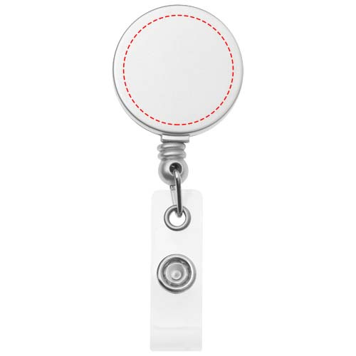 Aspen – porte-badge à enrouleur: Front · Digital print